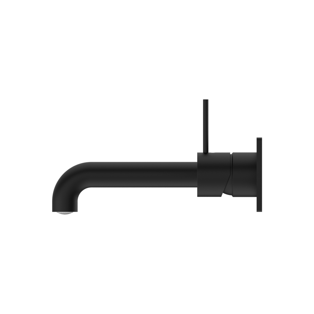 NERO MECCA WALL BASIN/ BATH MIXER HANDLE UP MATTE BLACK (AVAILABLE IN 120MM,160MM,185MM, 230MM AND 260MM)