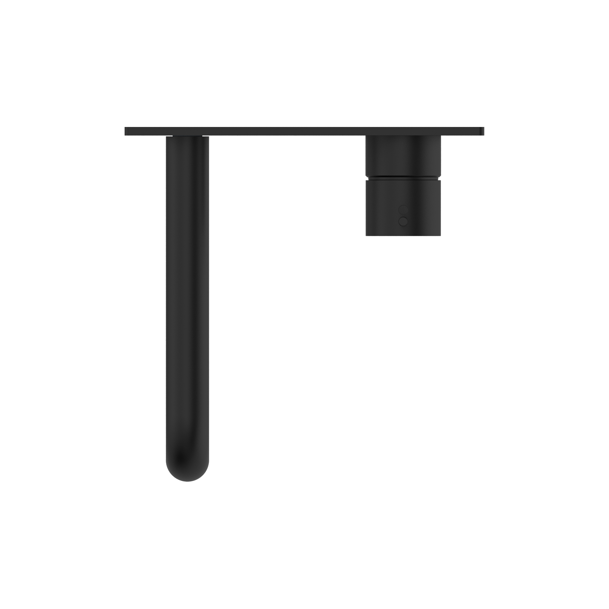 NERO MECCA WALL BASIN/ BATH MIXER HANDLE UP MATTE BLACK (AVAILABLE IN 120MM,160MM,185MM, 230MM AND 260MM)