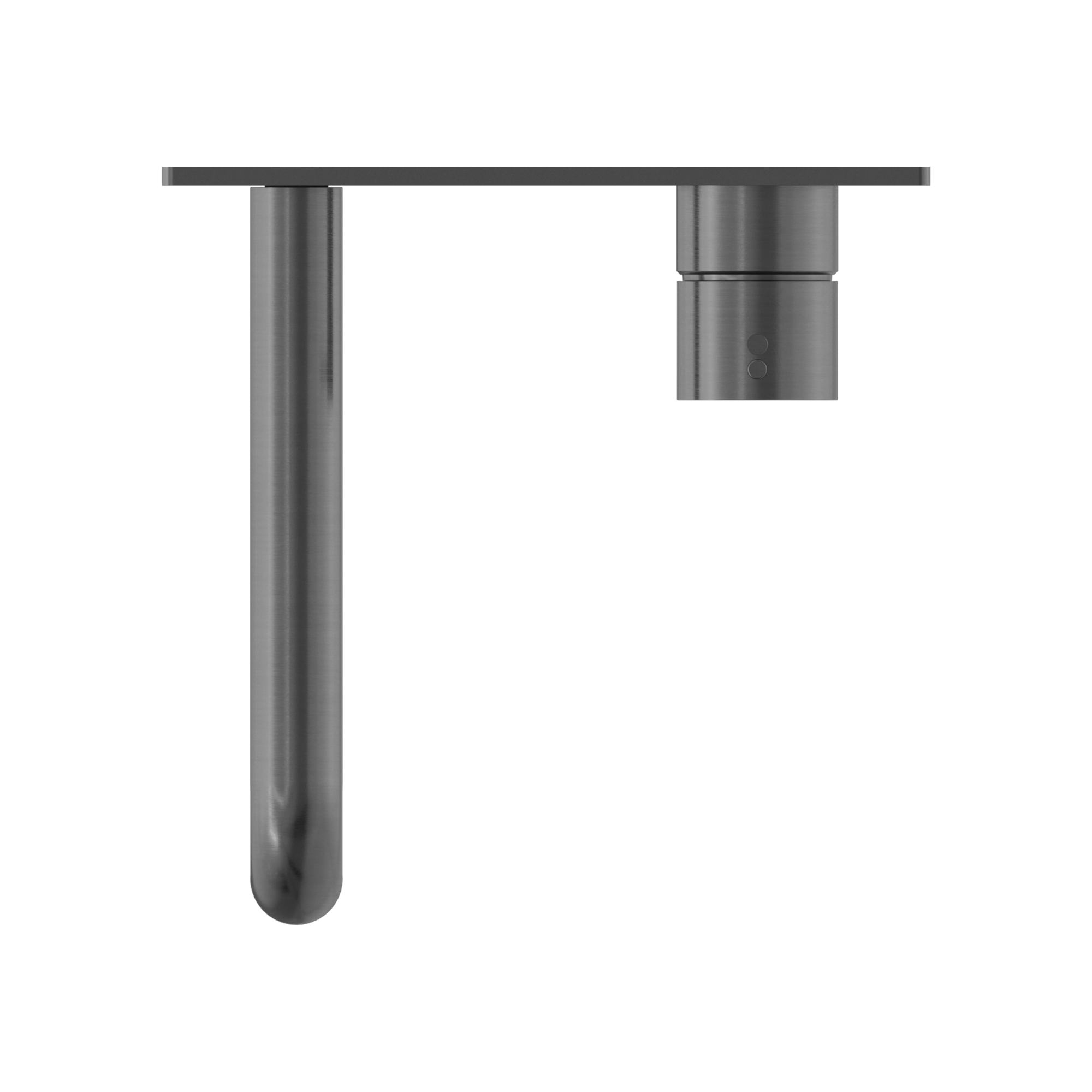 NERO MECCA WALL BASIN/BATH MIXER HANDLE UP GUN METAL (AVAILABLE IN 160MM, 185MM AND 230MM)