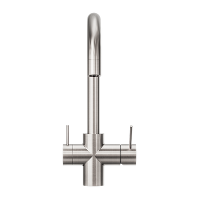 NERO MECCA LEAD FREE 3 WAY FILTERED MIXER TAP 350MM BRUSHED NICKEL