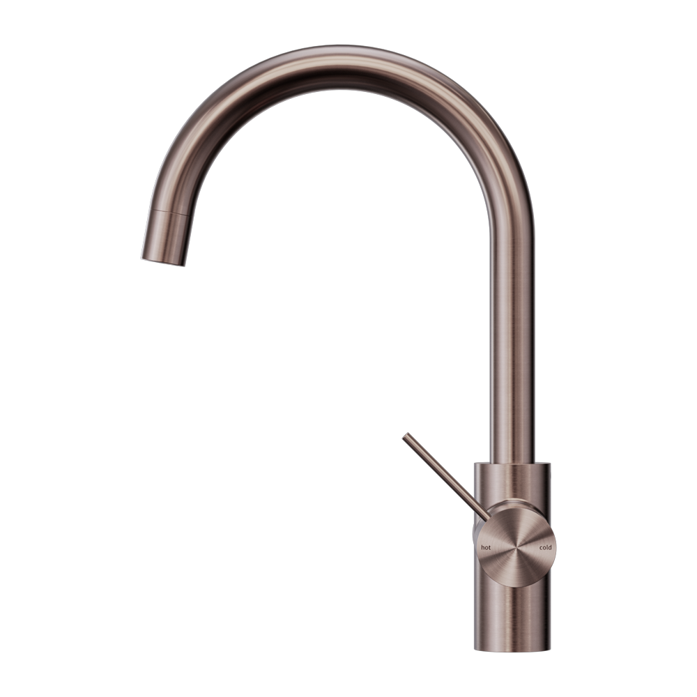NERO MECCA 3 WAY FILTERED MIXER TAP 350MM BRUSHED BRONZE