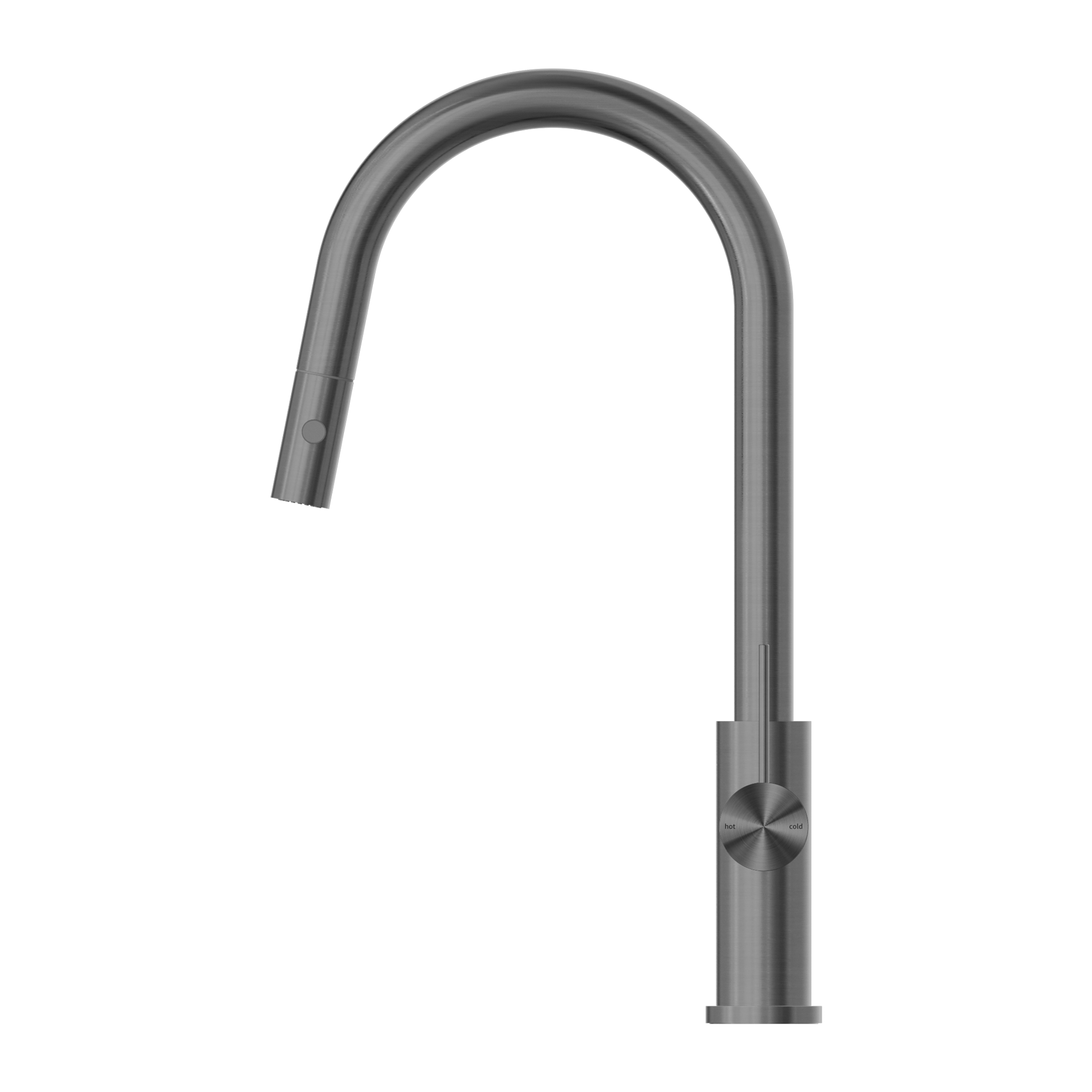 NERO MECCA PULL OUT SINK MIXER WITH VEGIE SPRAY GUN METAL