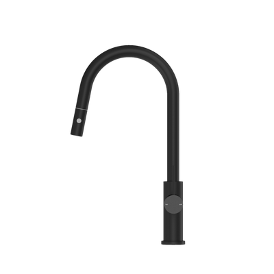 NERO MECCA PULL OUT SINK MIXER WITH VEGIE SPRAY MATTE BLACK