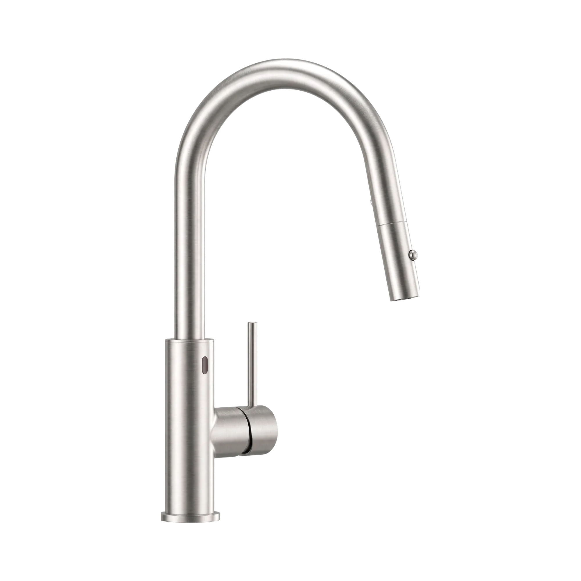 NERO MECCA SMART SENSOR PULL OUT KITCHEN MIXER 438MM BRUSHED NICKEL