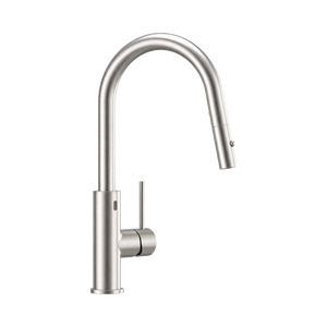 NERO MECCA SMART SENSOR PULL OUT KITCHEN MIXER 438MM BRUSHED NICKEL