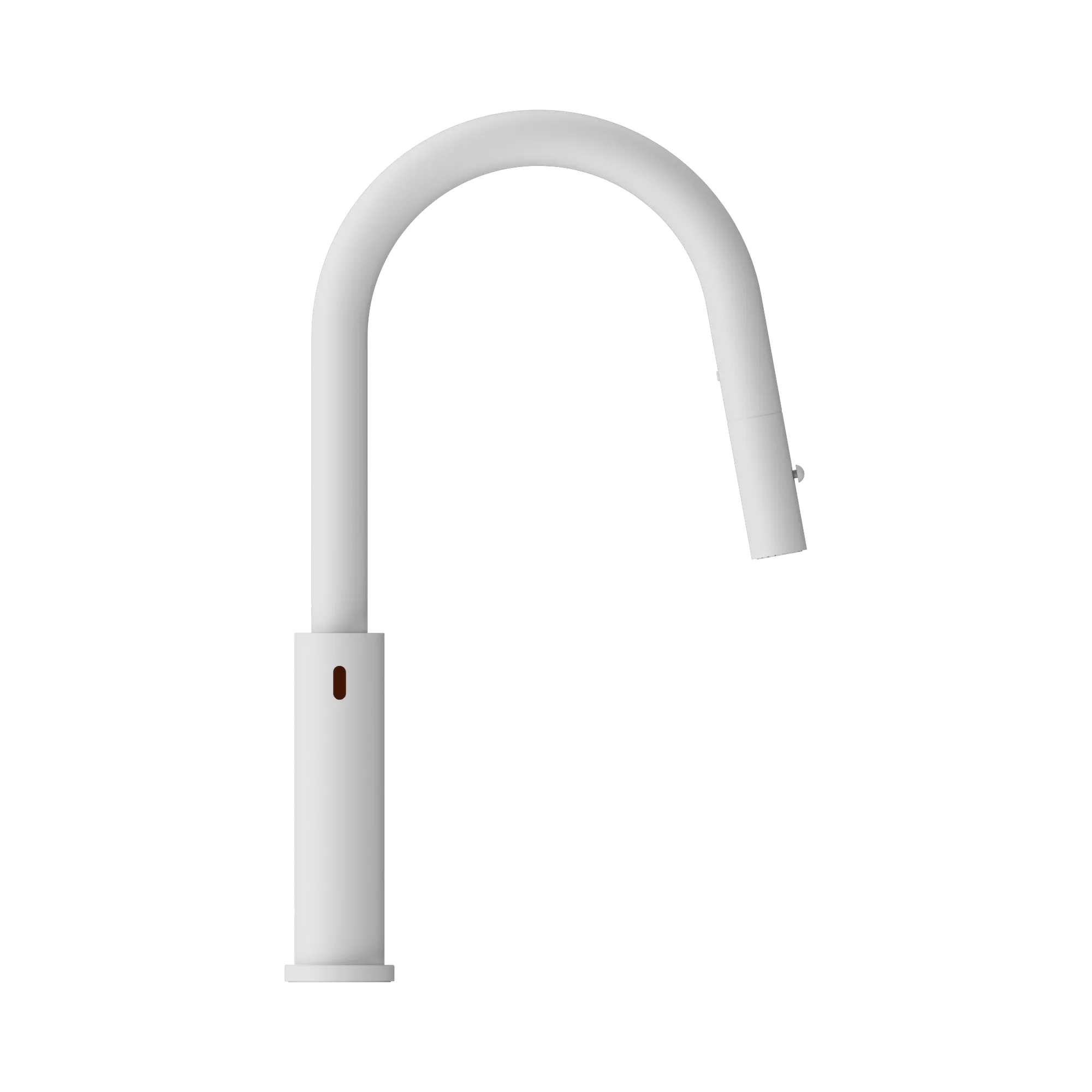 NERO MECCA SMART SENSOR PULL OUT KITCHEN MIXER 438MM MATTE WHITE