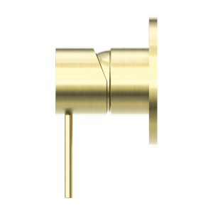 NERO MECCA SHOWER MIXER PLATE BRUSHED GOLD