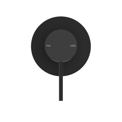 NERO MECCA SHOWER MIXER PLATE MATTE BLACK