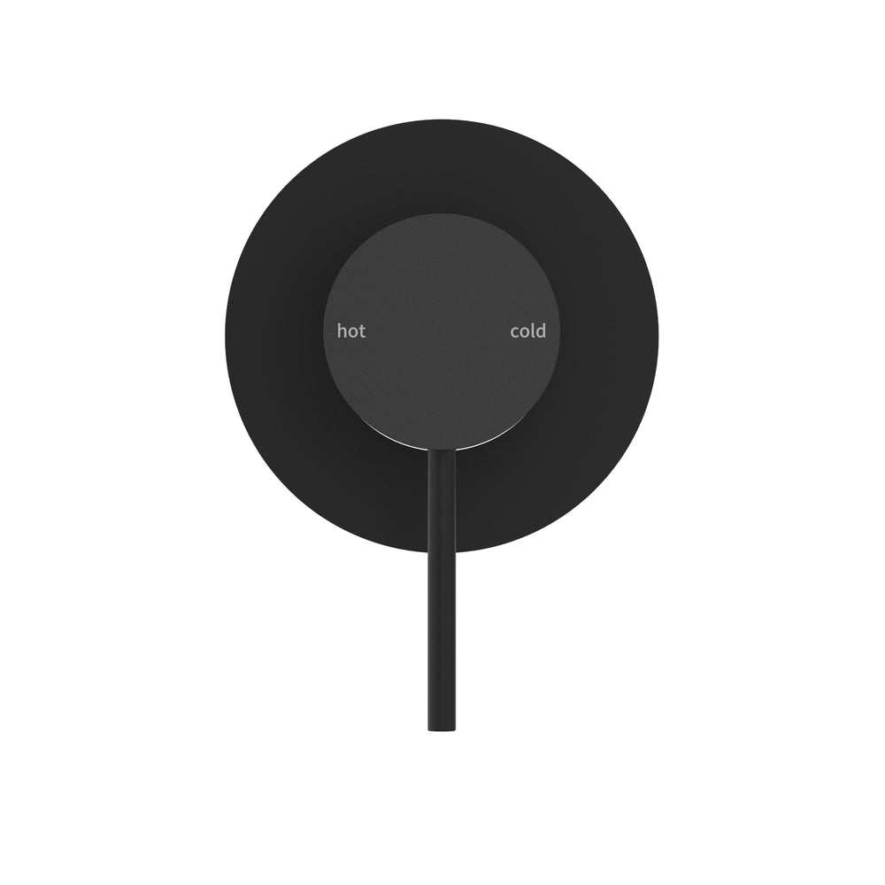 NERO MECCA SHOWER MIXER PLATE MATTE BLACK