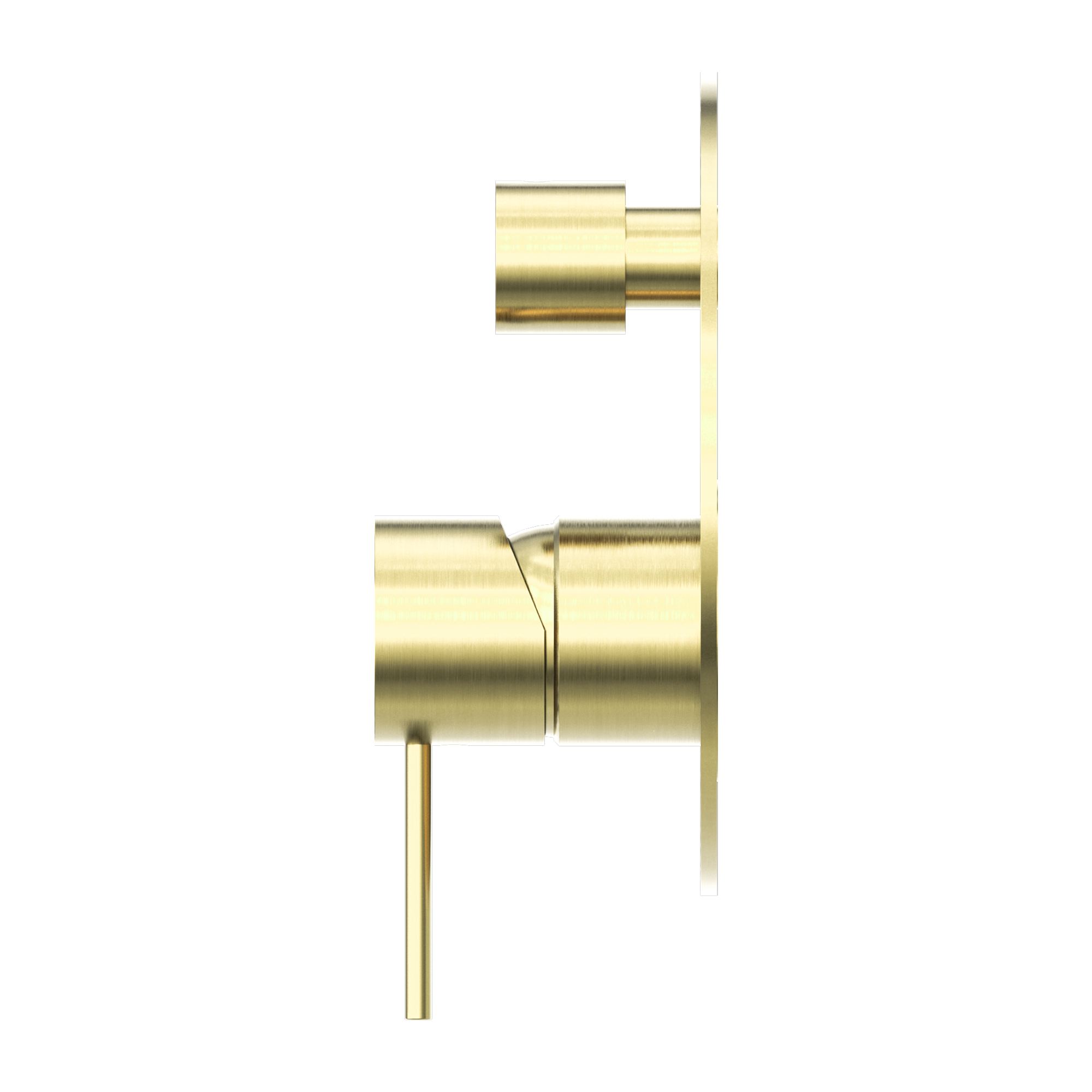 NERO MECCA SHOWER MIXER WITH DIVERTER BRUSHED GOLD