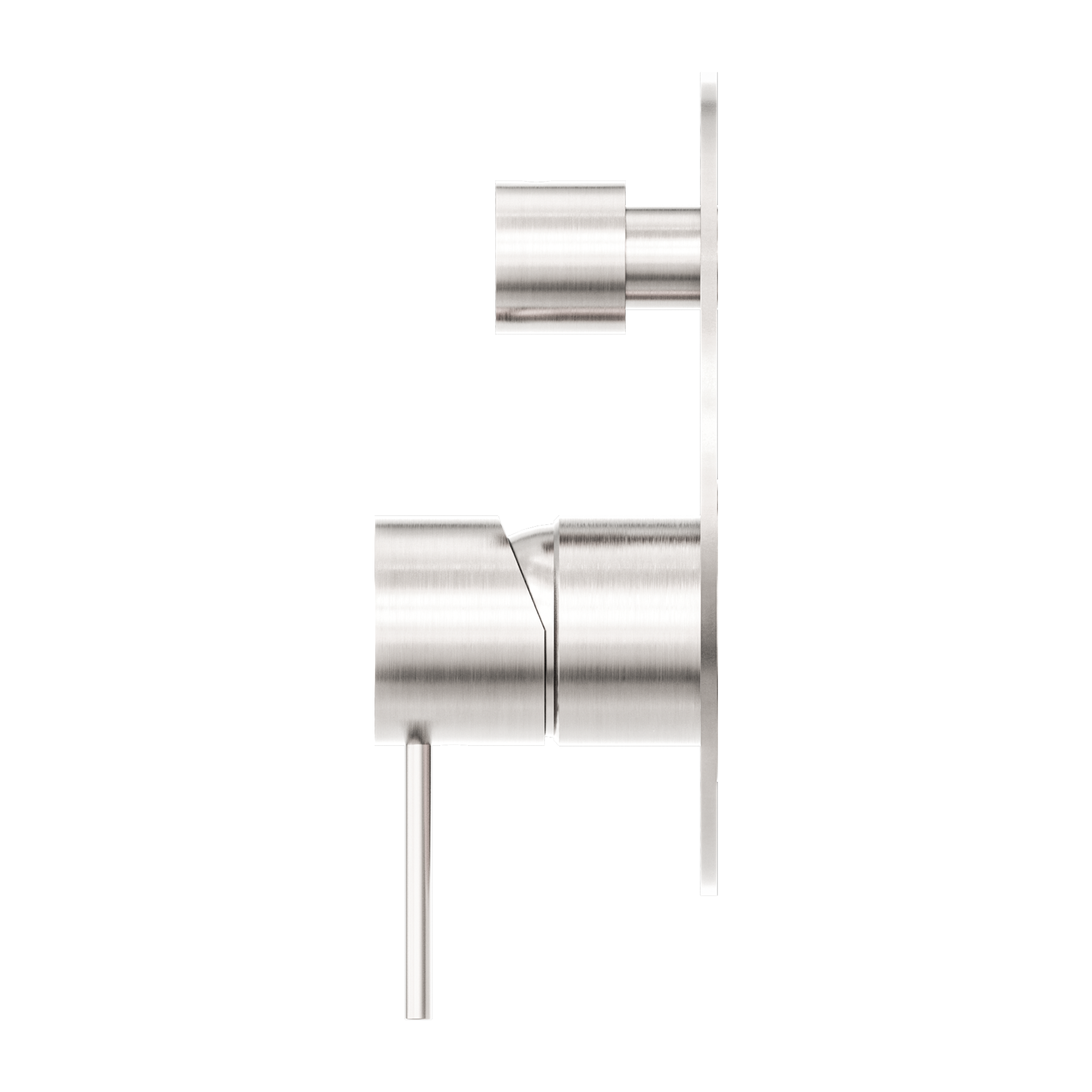 NERO MECCA SHOWER MIXER WITH DIVERTER BRUSHED NICKEL