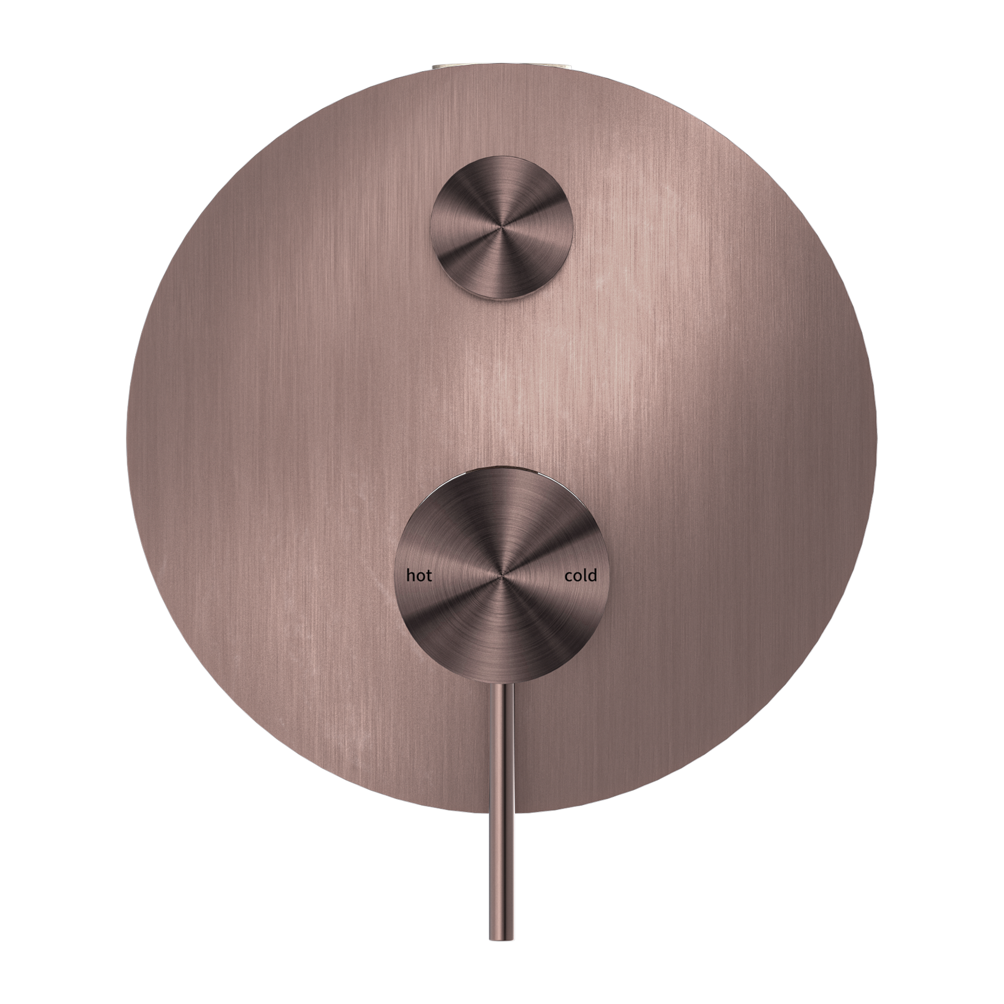 NERO MECCA SHOWER MIXER WITH DIVERTER BRUSHED BRONZE