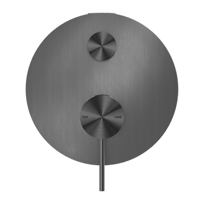 NERO MECCA SHOWER MIXER WITH DIVERTER GUN METAL