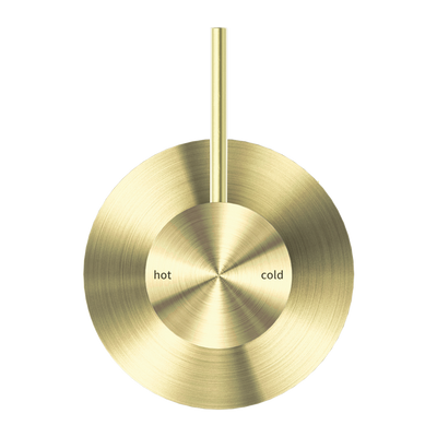 NERO MECCA SHOWER MIXER HANDLE UP BRUSHED GOLD
