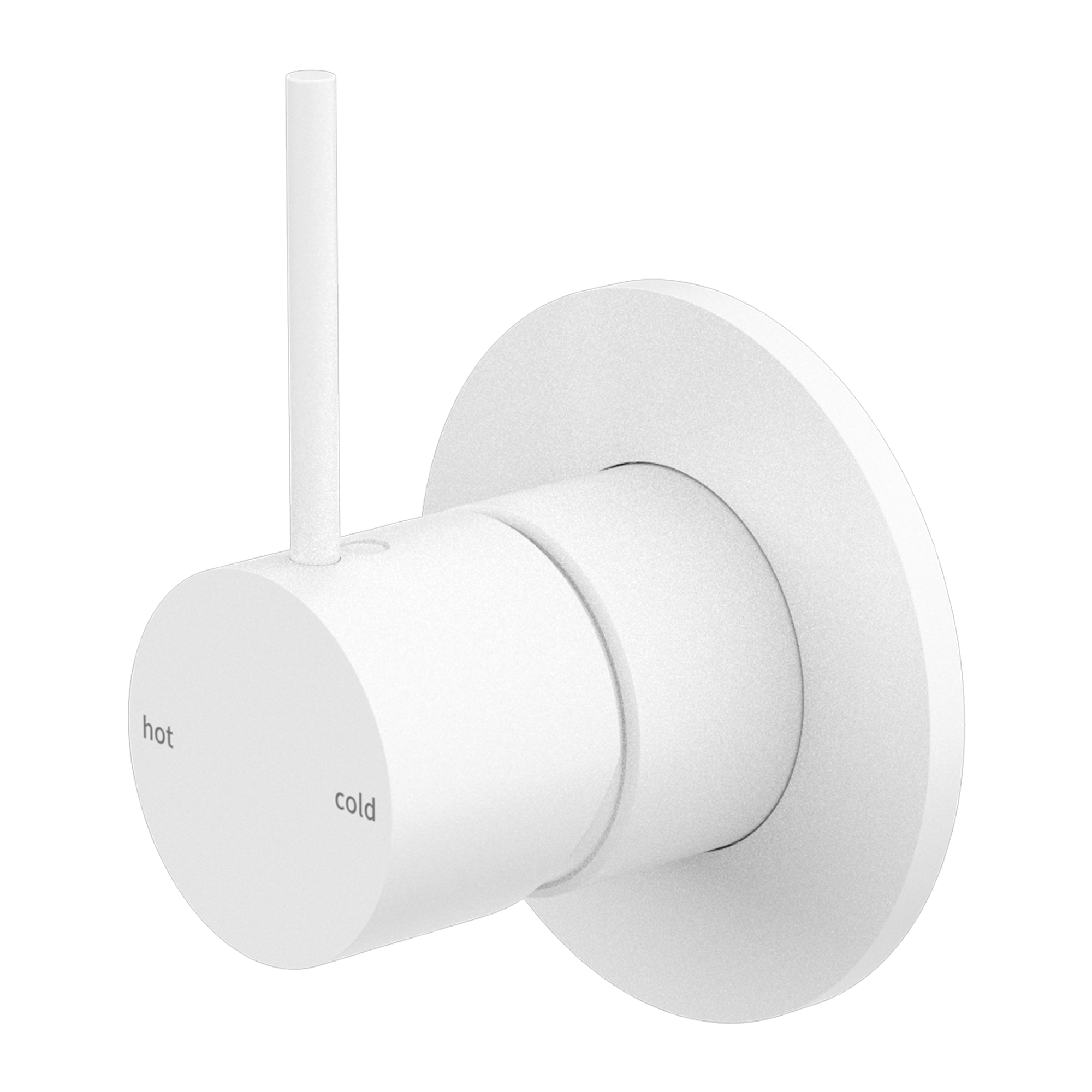 NERO MECCA HANDLE UP SHOWER MIXER MATTE WHITE