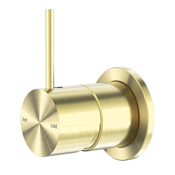 NERO MECCA SHOWER MIXER HANDLE UP PLATE BRUSHED GOLD