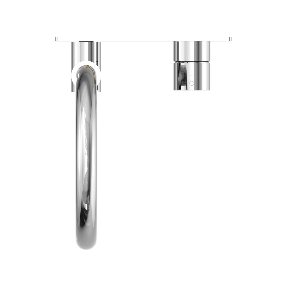 NERO MECCA WALL BASIN/BATH MIXER SWIVEL SPOUT HANDLE UP CHROME