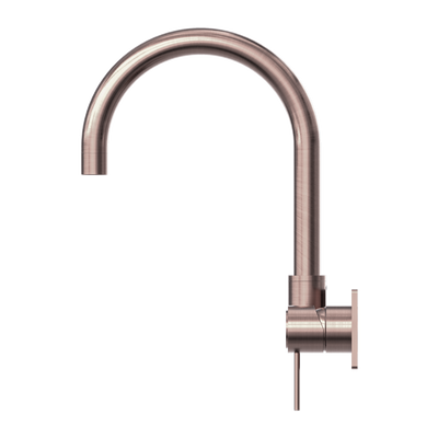 NERO MECCA WALL BASIN/ BATH MIXER SWIVEL SPOUT BRUSHED BRONZE