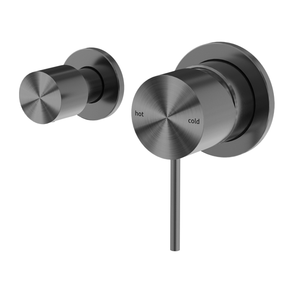 NERO MECCA SHOWER MIXER WITH 2 WAY DIVERTER GUN METAL