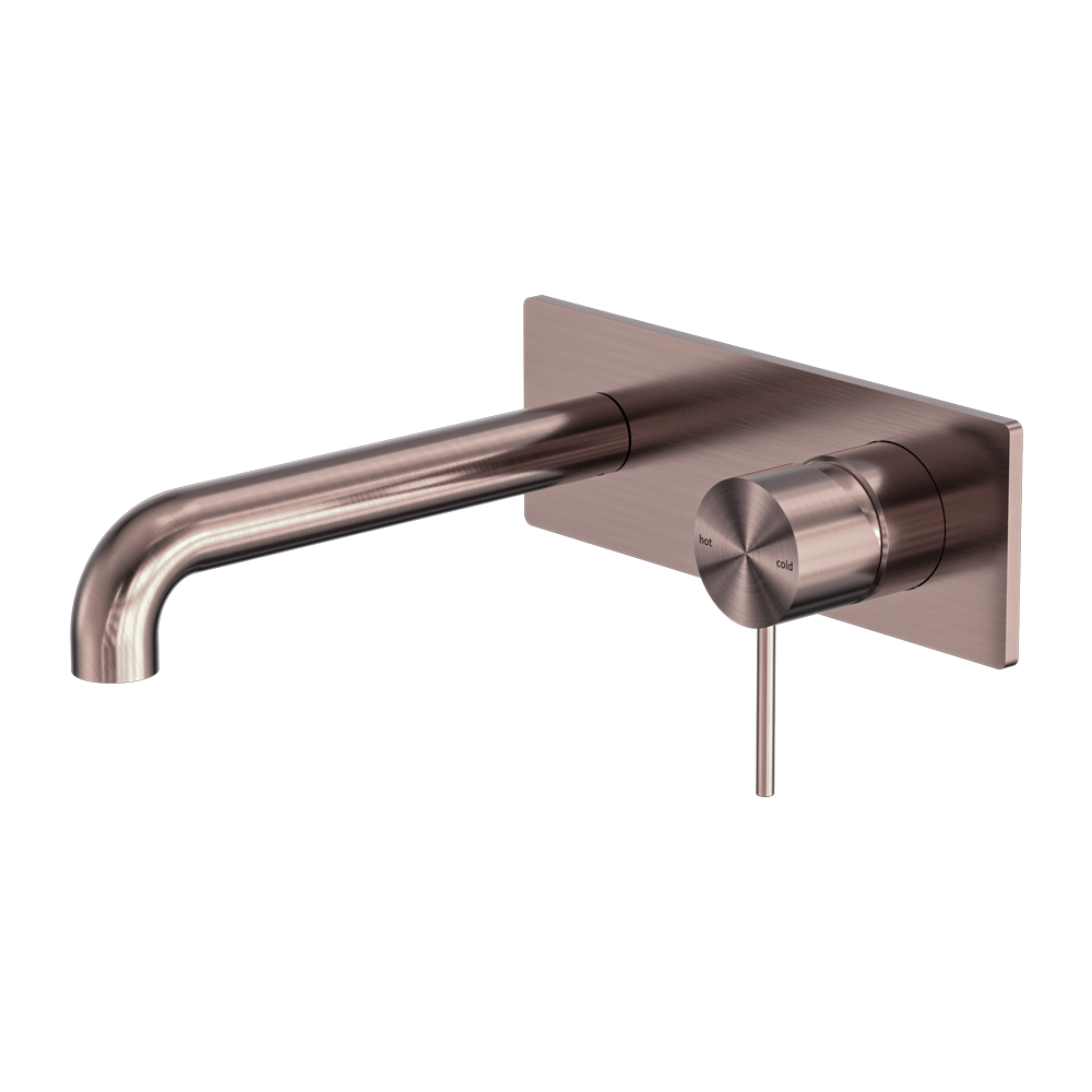 NERO MECCA WALL BASIN/ BATH MIXER BRUSHED BRONZE (AVAILABLE IN 120MM,160MM,185MM, 230MM AND 260MM)