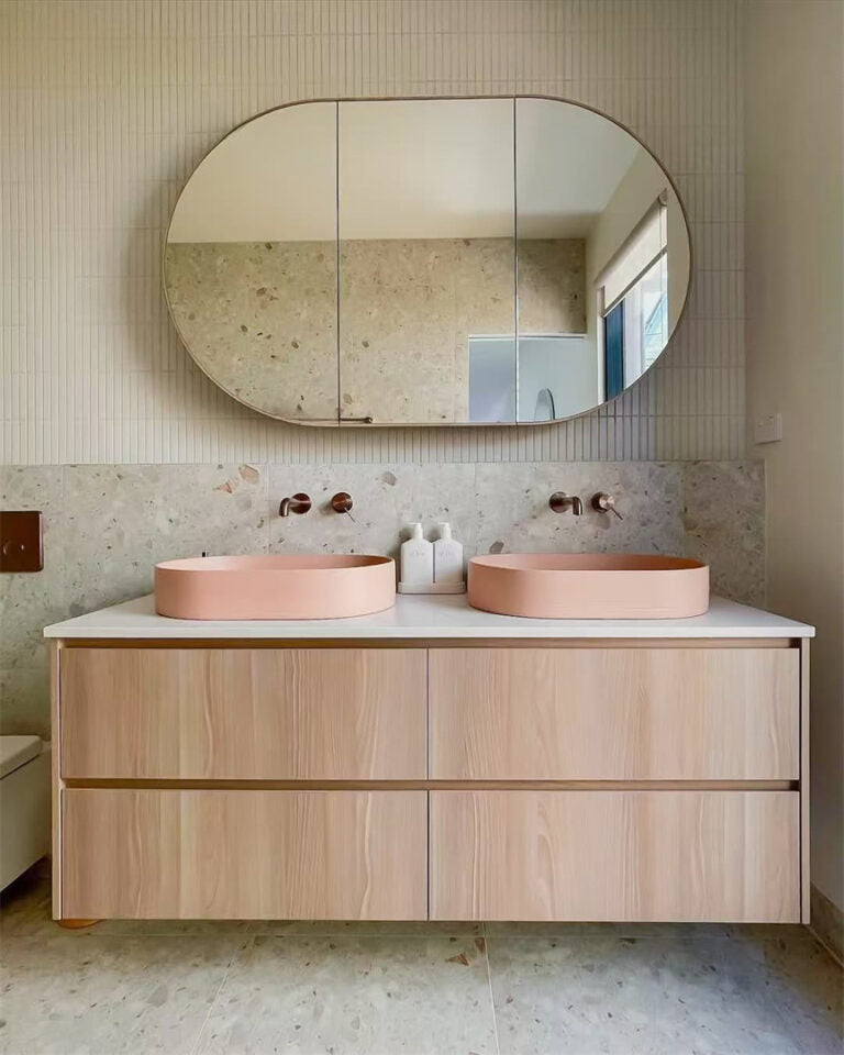 NERO MECCA WALL BASIN/BATH MIXER WITH SEPARATE BACK PLATE BRUSHED BRONZE (AVAILABLE IN 120MM,160MM,185MM, 230MM AND 260MM)