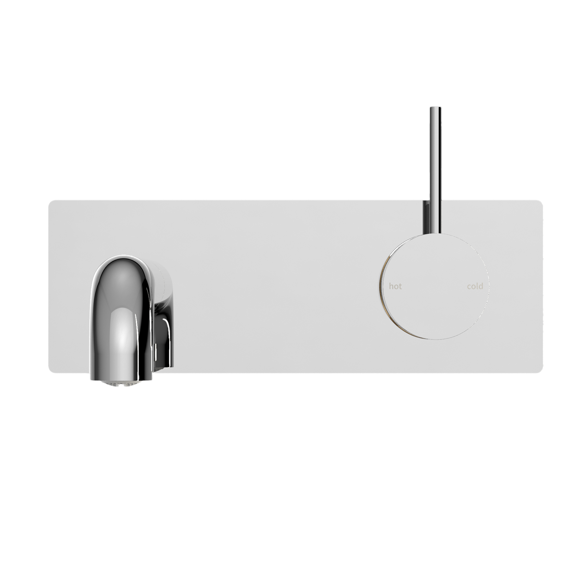 NERO MECCA WALL BASIN/BATH MIXER HANDLE UP CHROME (AVAILABLE IN 120MM,160MM,185MM, 230MM AND 260MM)