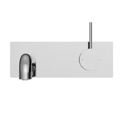NERO MECCA WALL BASIN/BATH MIXER HANDLE UP CHROME (AVAILABLE IN 120MM,160MM,185MM, 230MM AND 260MM)