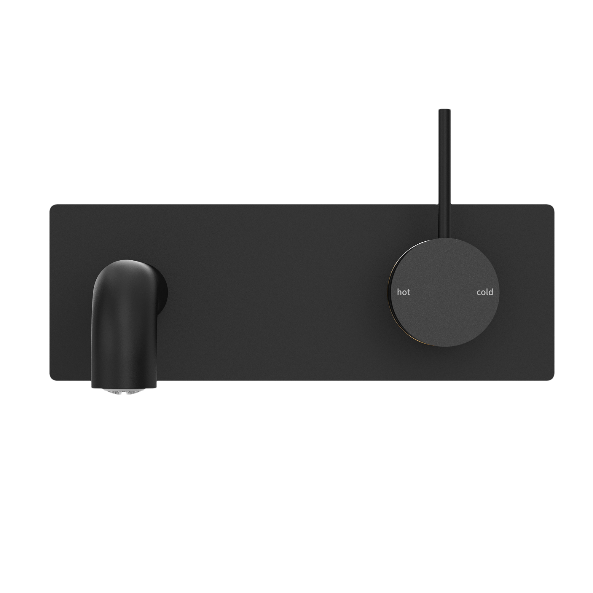 NERO MECCA WALL BASIN/ BATH MIXER HANDLE UP MATTE BLACK (AVAILABLE IN 120MM,160MM,185MM, 230MM AND 260MM)