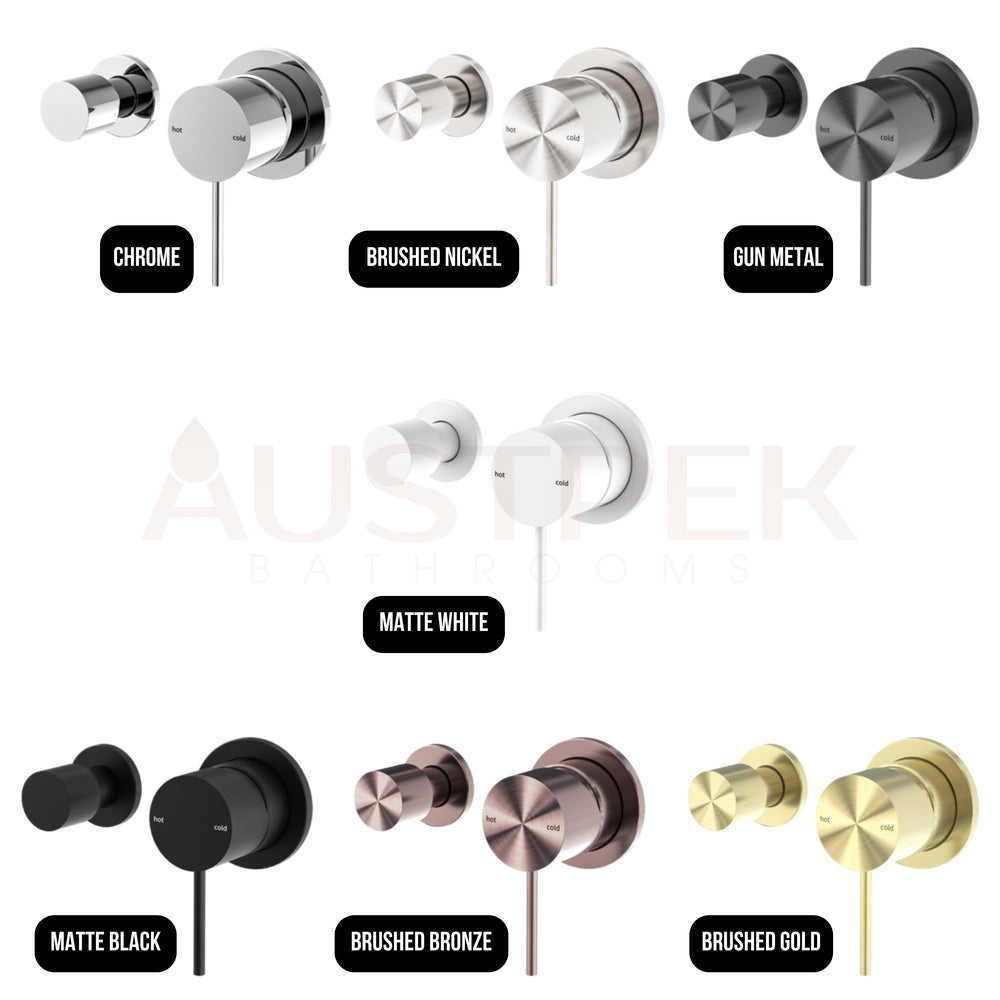 NERO MECCA SHOWER MIXER WITH 2 WAY DIVERTER BRUSHED BRONZE