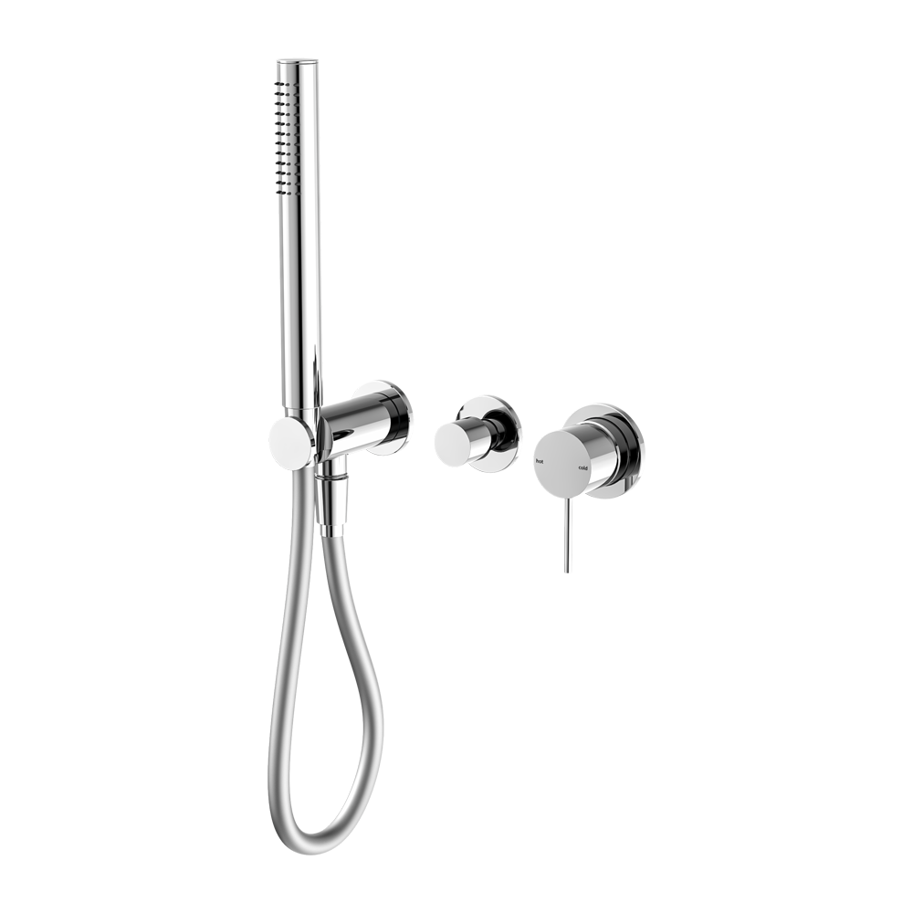 NERO MECCA SHOWER MIXER DIVERTOR SYSTEM SEPARATE BACK PLATE CHROME