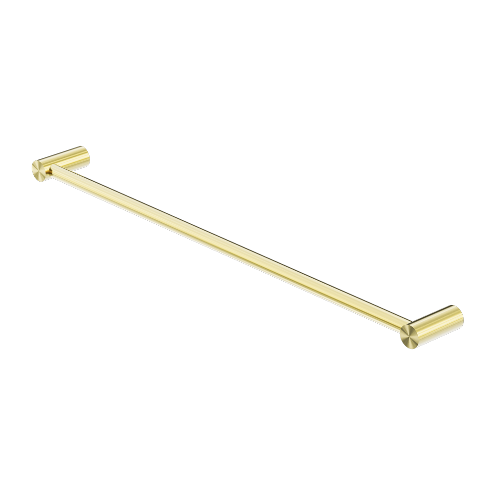 NERO MECCA SINGLE NON-HEATED TOWEL RAIL BRUSHED GOLD (ALSO AVAILABLE IN 600MM AND 800MM)