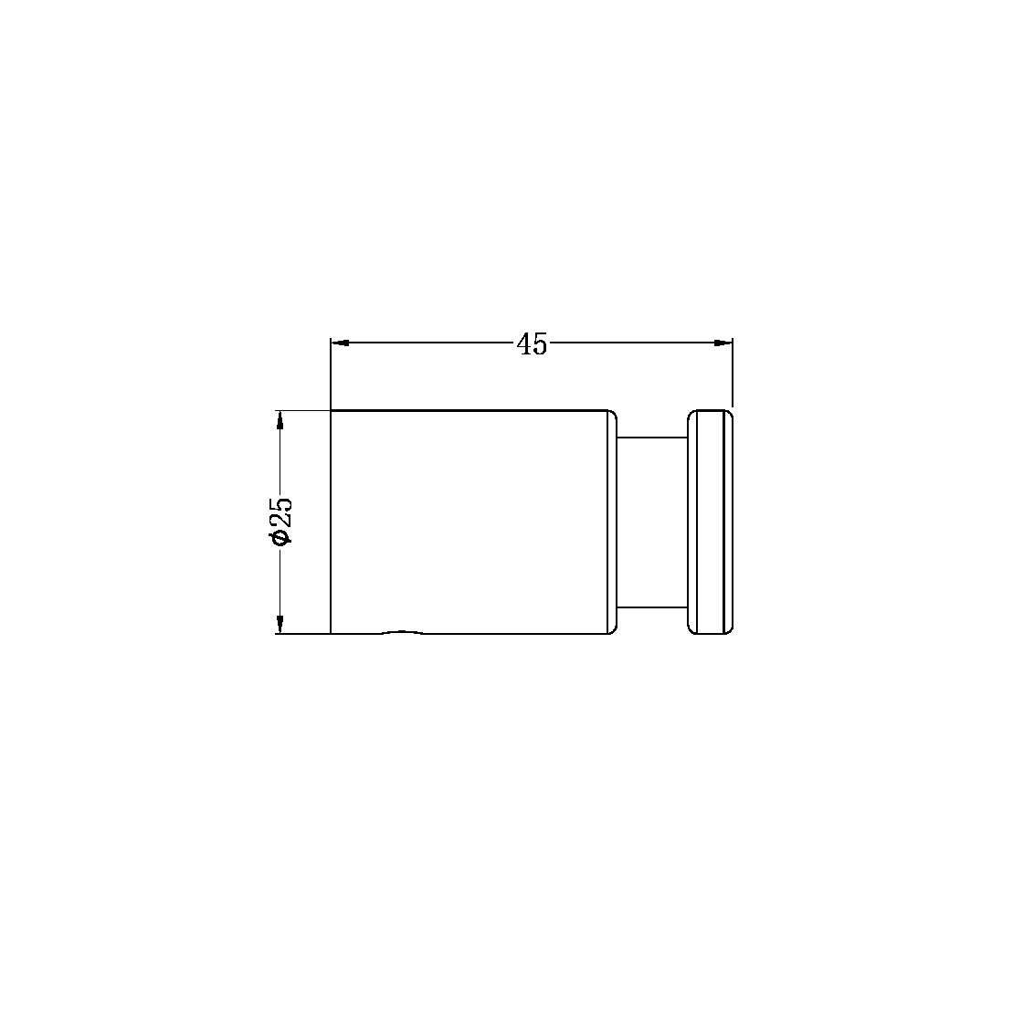 NERO MECCA ROBE HOOK BRUSHED BRONZE