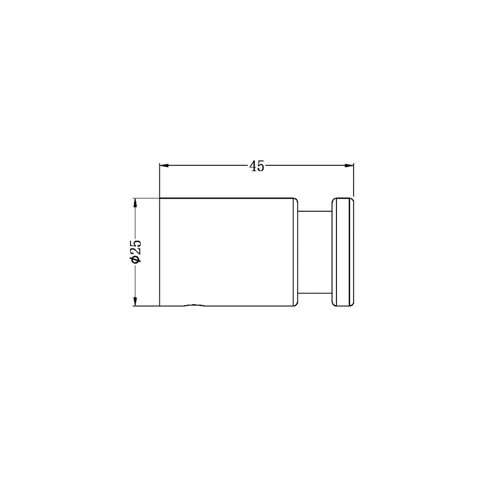 NERO MECCA ROBE HOOK CHROME