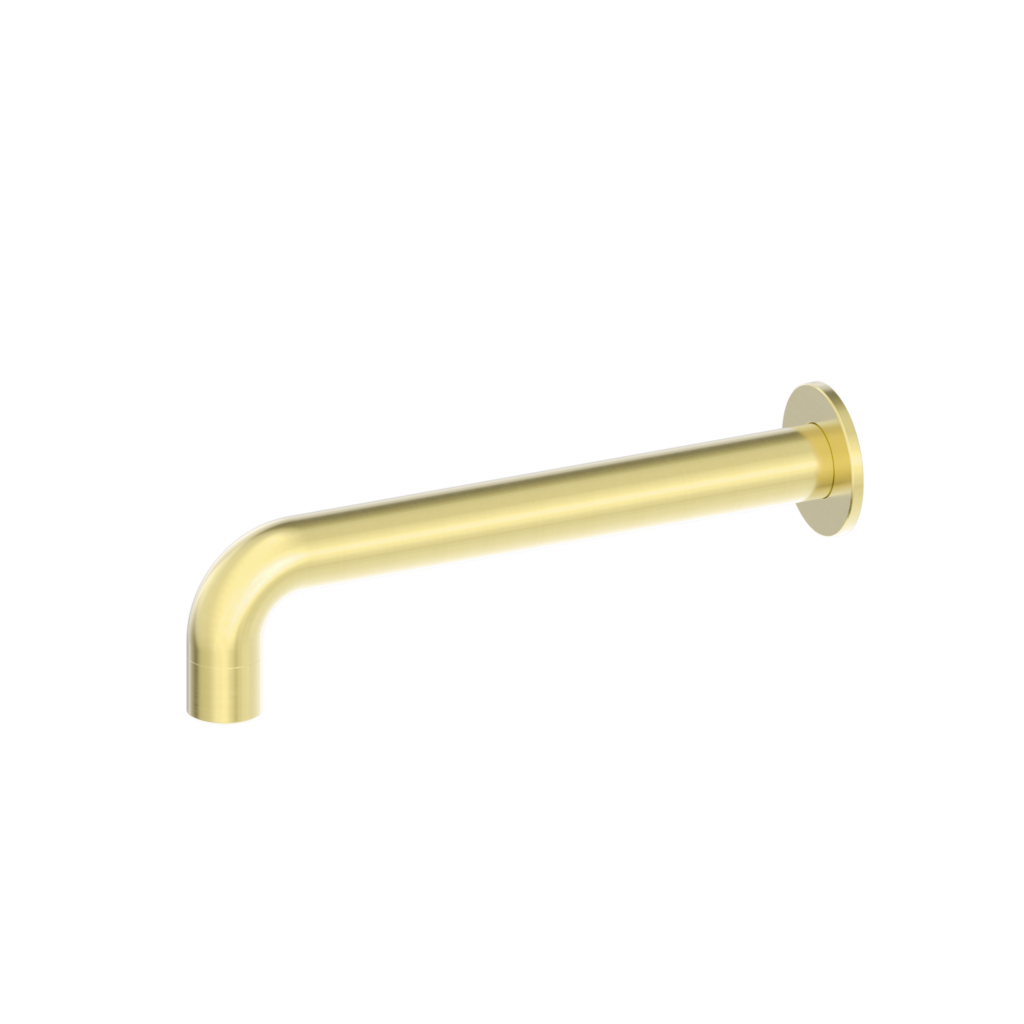 NERO DOLCE LEAD FREE BASIN/BATH SPOUT 215MM BRUSHED GOLD