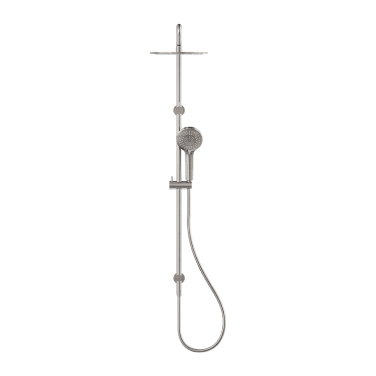 NERO ROUND TWIN SHOWER 1016MM BRUSHED NICKEL