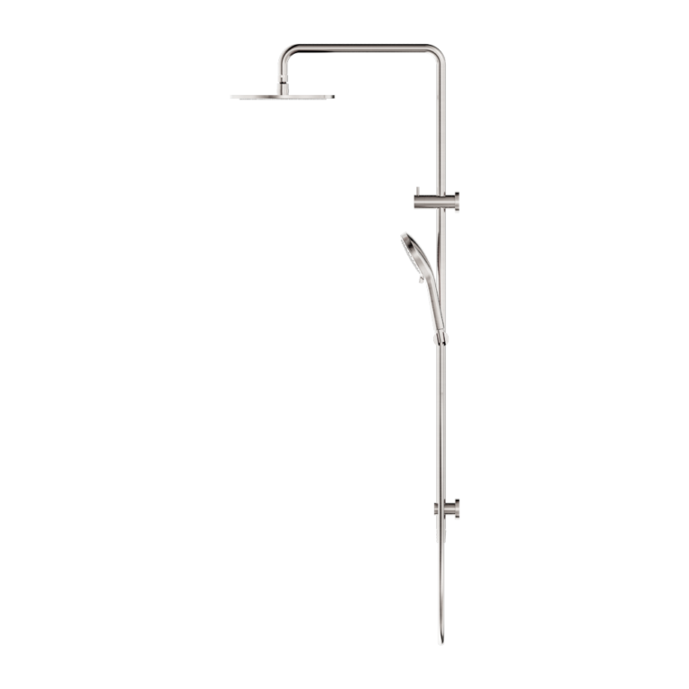 NERO ROUND TWIN SHOWER 1016MM BRUSHED NICKEL