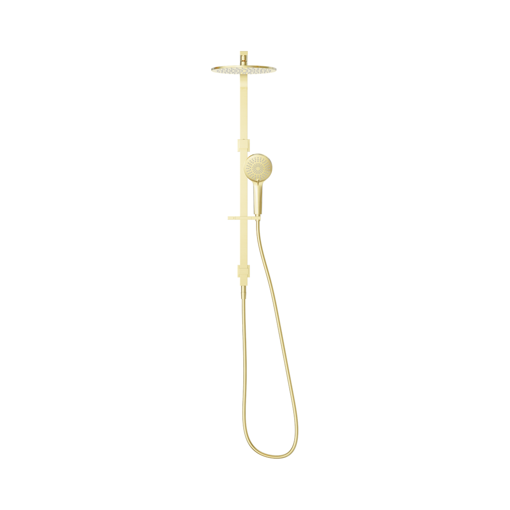 NERO BIANCA TWIN SHOWER 832MM BRUSHED GOLD