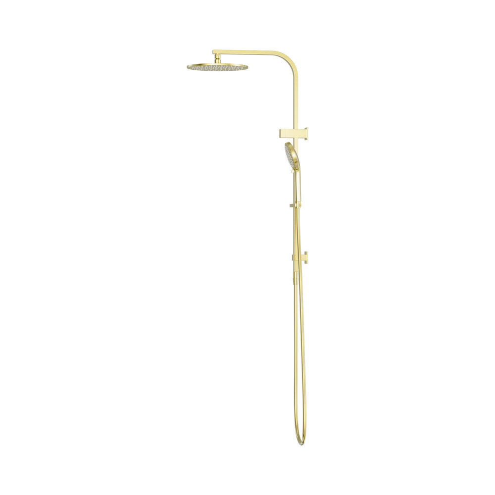 NERO BIANCA TWIN SHOWER 832MM BRUSHED GOLD