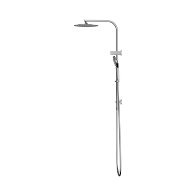 NERO BIANCA TWIN SHOWER 832MM CHROME