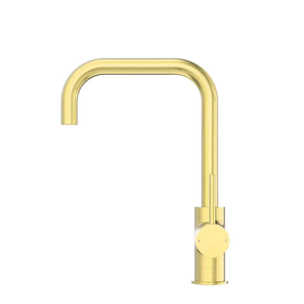 NERO DOLCE KITCHEN MIXER SQUARE SHAPE 320MM BRUSHED GOLD