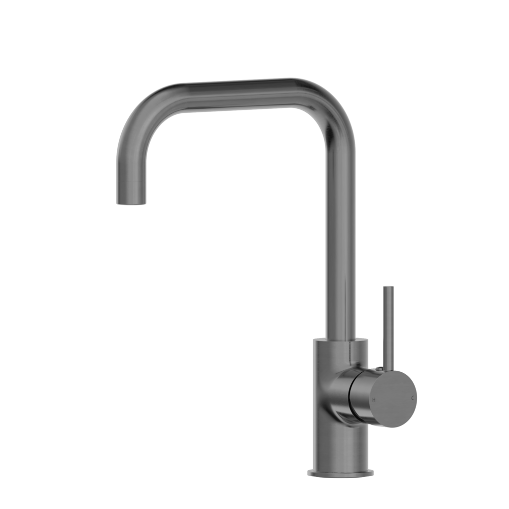 NERO DOLCE LEAD FREE KITCHEN MIXER SQUARE SHAPE 320MM GUN METAL