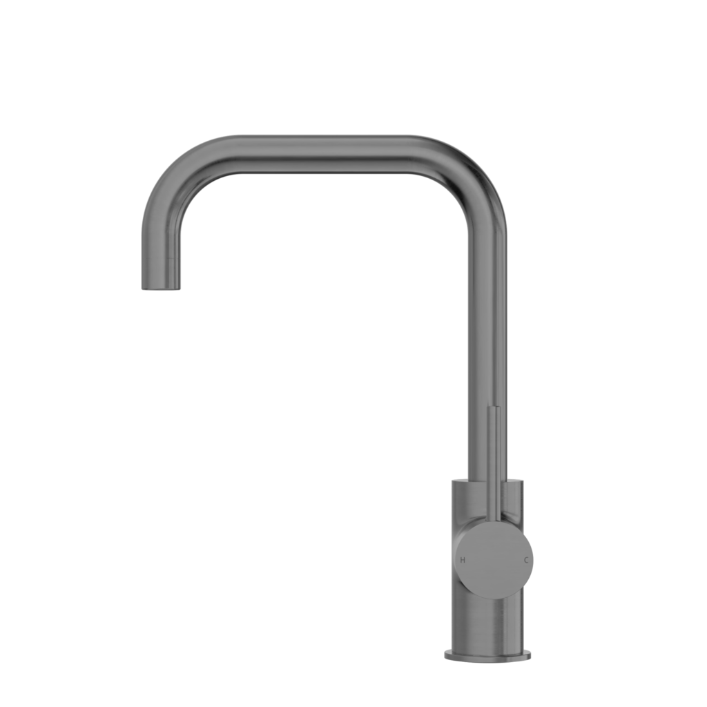 NERO DOLCE LEAD FREE KITCHEN MIXER SQUARE SHAPE 320MM GUN METAL