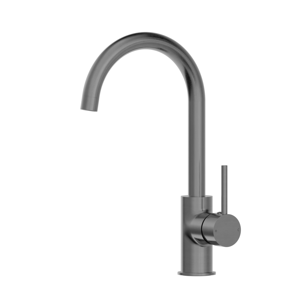 NERO DOLCE KITCHEN MIXER GOOSENECK 340MM GUN METAL