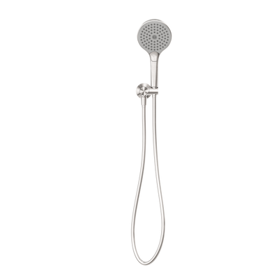 NERO OPAL SHOWER ON BRACKET WITH AIR SHOWER II BRUSHED NICKEL
