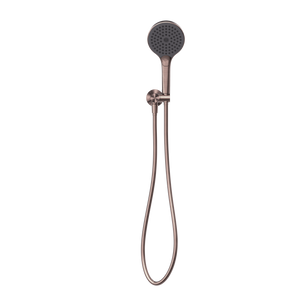 NERO OPAL SHOWER ON BRACKET WITH AIR SHOWER II BRUSHED BRONZE