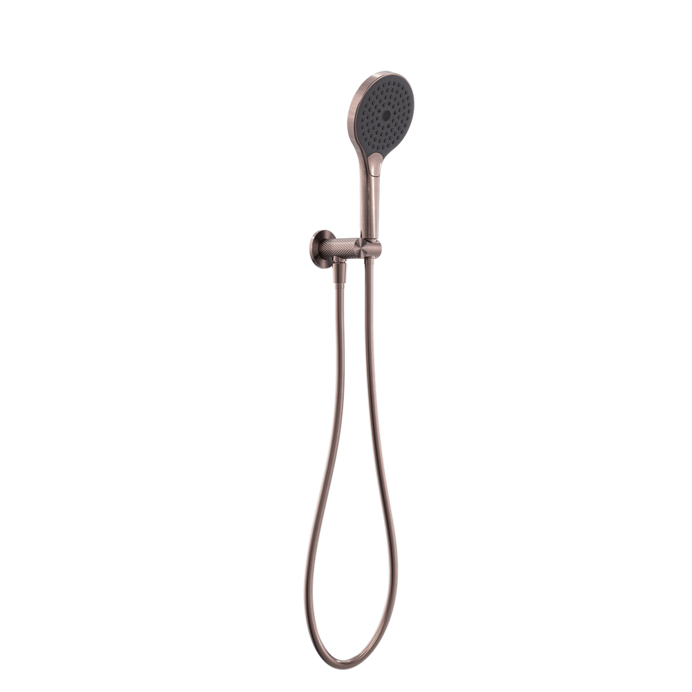 NERO OPAL SHOWER ON BRACKET WITH AIR SHOWER II BRUSHED BRONZE