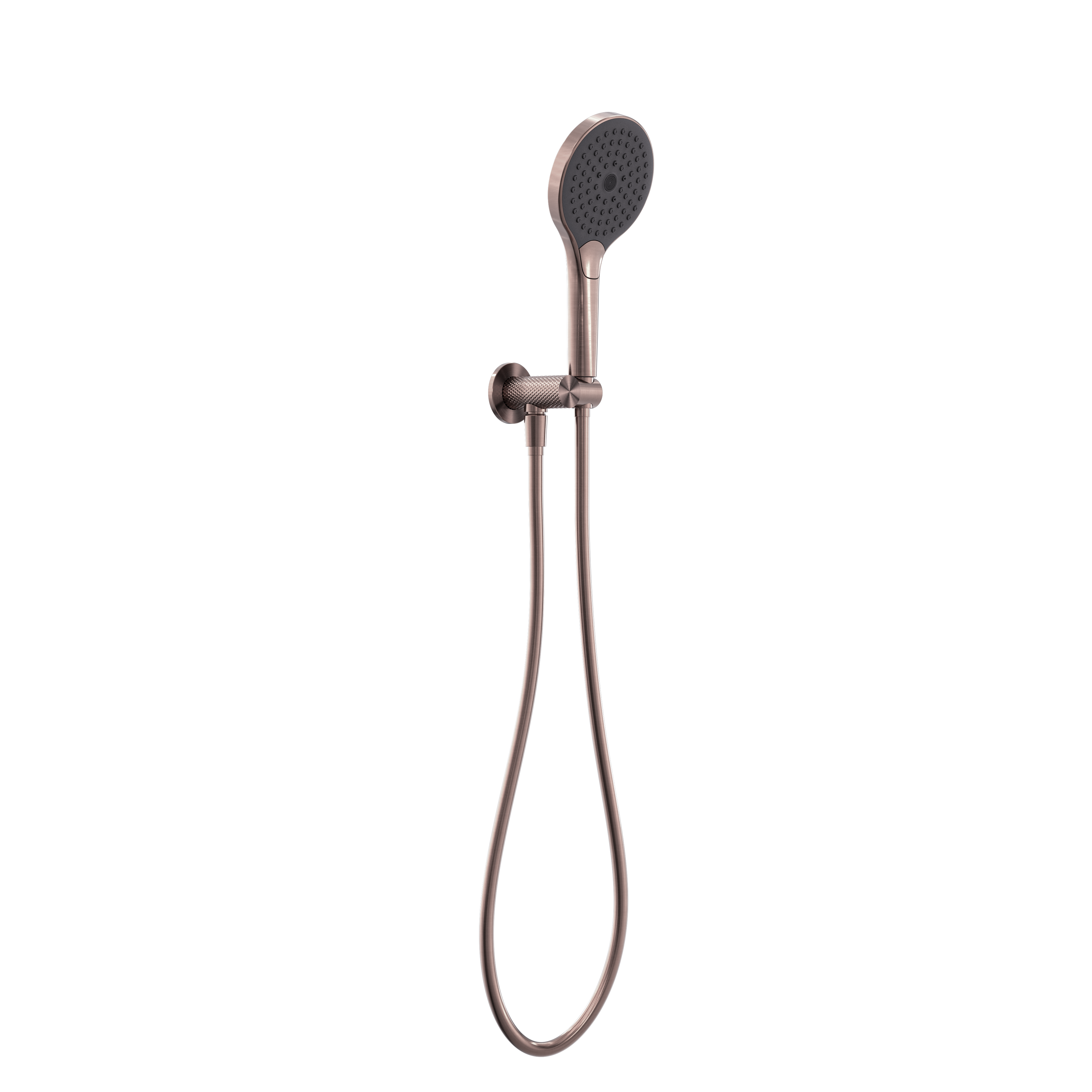 NERO OPAL SHOWER ON BRACKET WITH AIR SHOWER II BRUSHED BRONZE