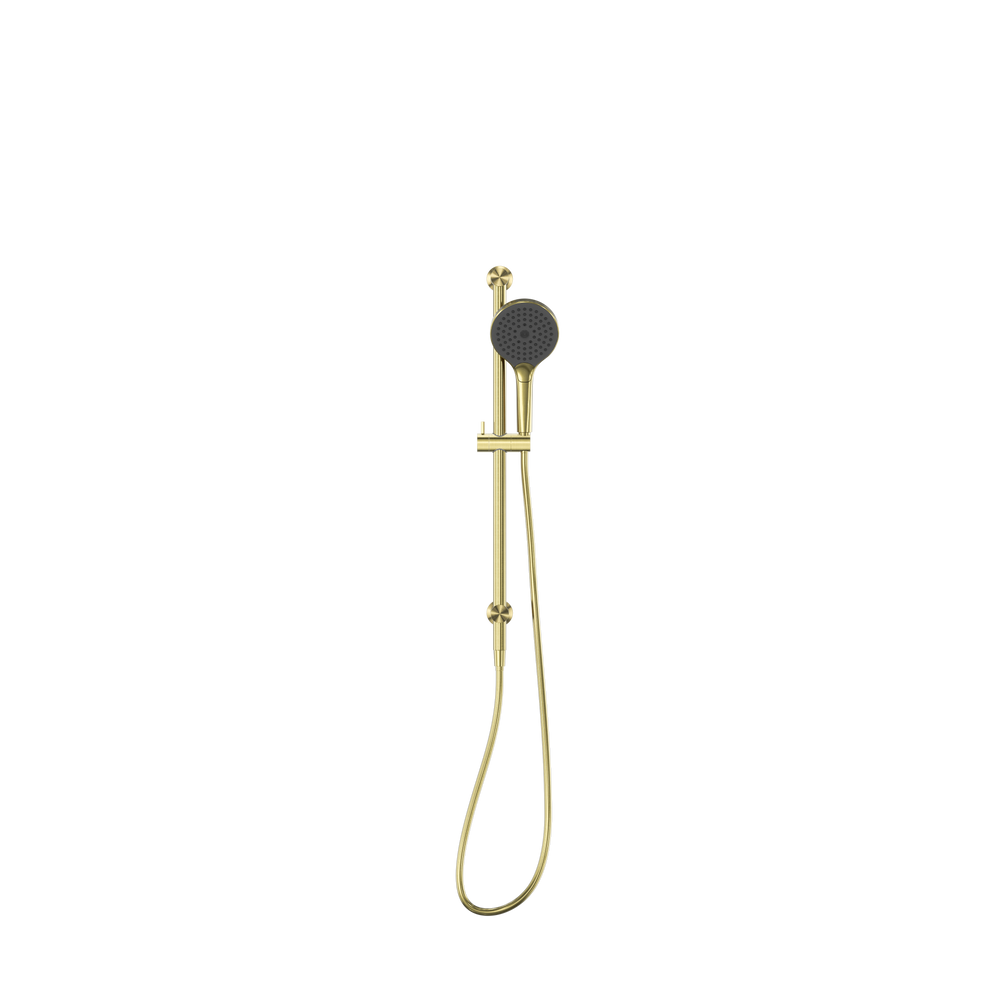 NERO OPAL SHOWER RAIL WITH AIR SHOWER II BRUSHED GOLD