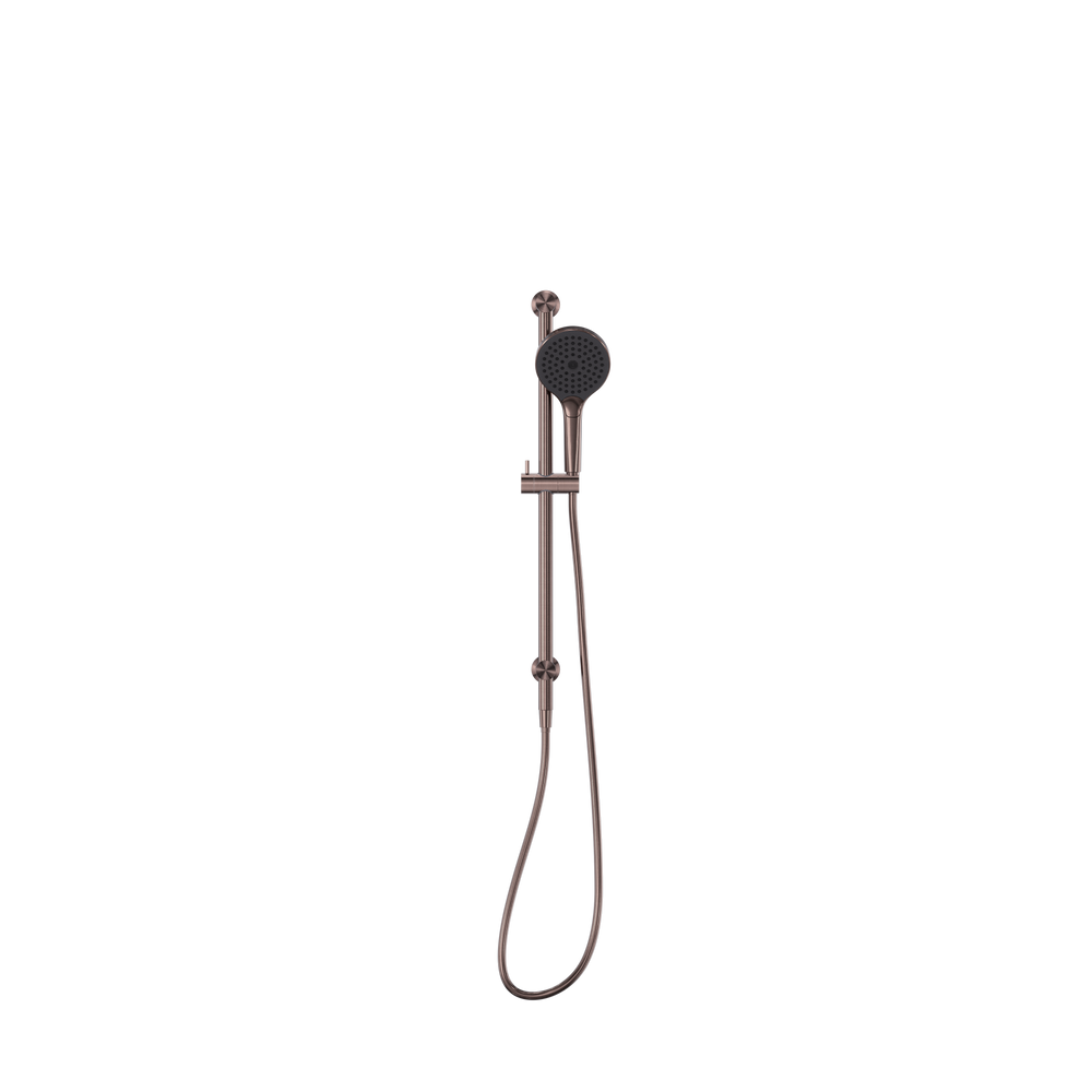 NERO OPAL SHOWER RAIL WITH AIR SHOWER II BRUSHED BRONZE