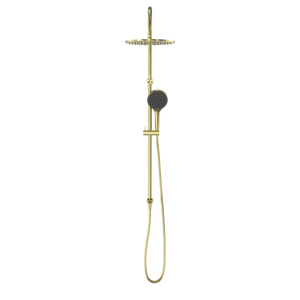 NERO OPAL TWIN SHOWER WITH AIR SHOWER II BRUSHED GOLD